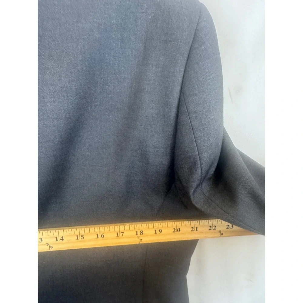 Sondergaard Copenhagen Mens Slim Fit Blazer Charcoal Gray Paisley Lining 42S